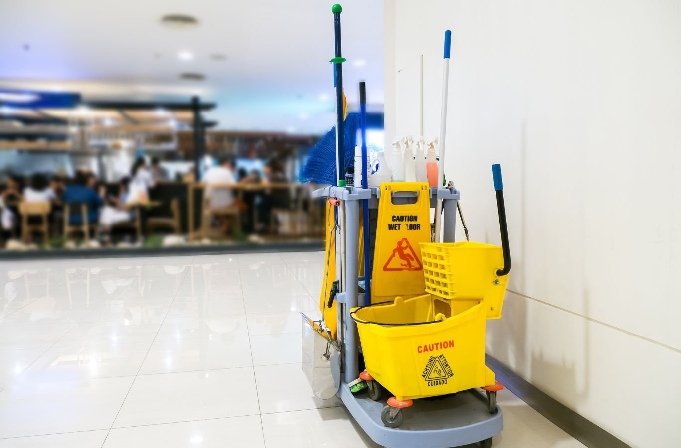 Commercial janitorial services in Tampa Bay keeping offices clean and professional