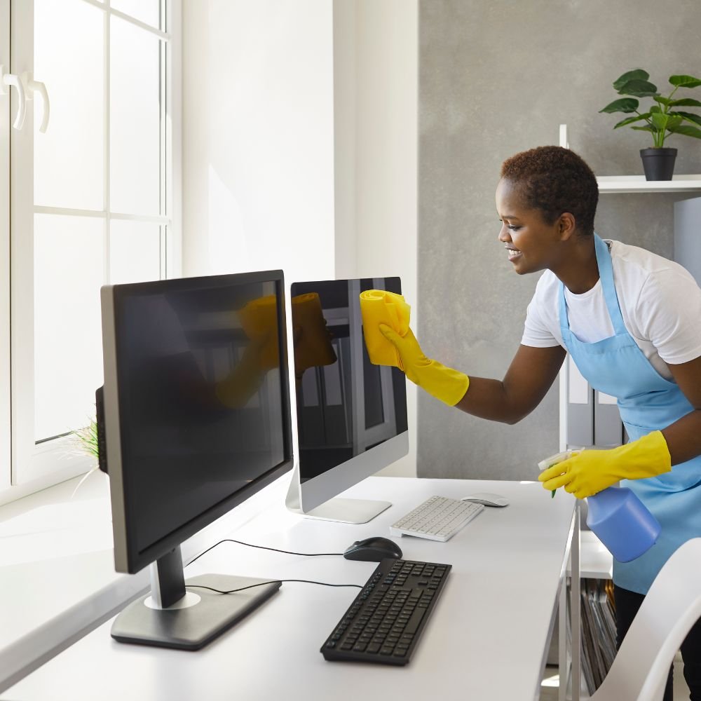 Professional cleaning team ensuring a pristine business environment in Pasco County